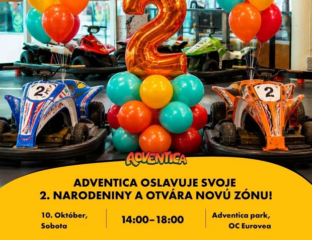 Oslávte 2. narodeniny ADVENTICA a vyhrajte narodeninovú miestnosť!